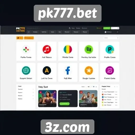 Análise da interface do pk777.bet para novos usuários